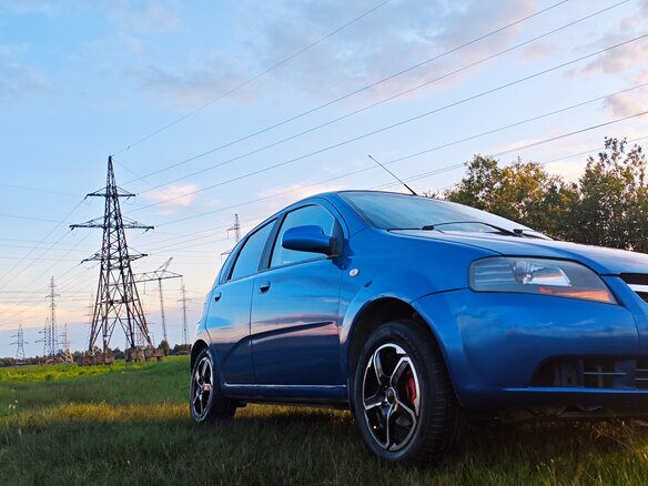 2007 Chevrolet Aveo I, синий, 430000 рублей - вид 14