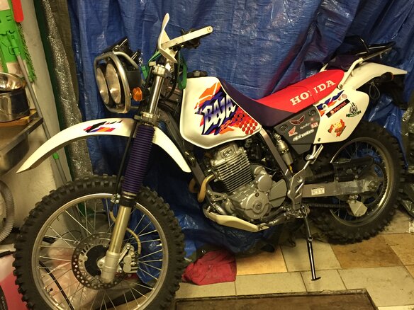 1995 Honda XR 250, белый