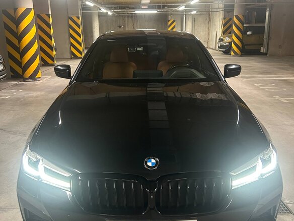 2021 BMW 5 серии 520i VII (G30/G31/G38) Рестайлинг, чёрный - вид 24