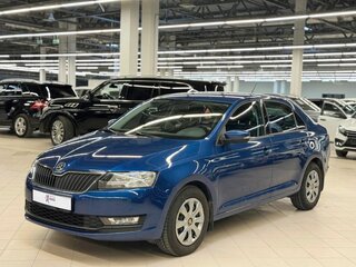 2018 Skoda Rapid I Рестайлинг, синий, 1402315 рублей, вид 1