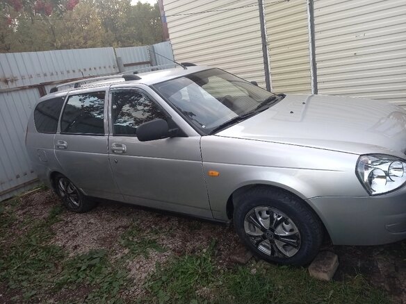 2012 Lada (ВАЗ) Priora I, серебристый, 365000 рублей - вид 1