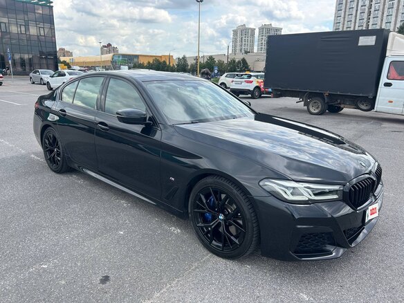 2021 BMW 5 серии 520i VII (G30/G31/G38) Рестайлинг, чёрный - вид 7