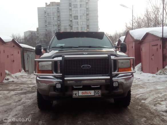 2000 Ford Excursion, зелёный - вид 1