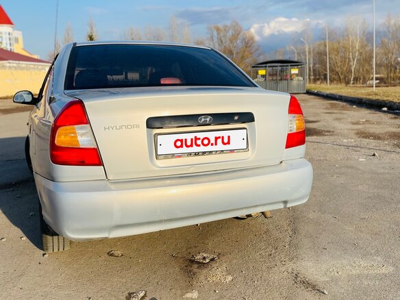 2005 Hyundai Accent ТагАЗ II, красный, 340000 рублей - вид 5