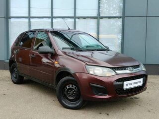2013 Lada (ВАЗ) Kalina II, красный, 215000 рублей, вид 3