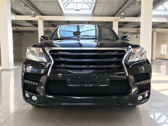 2015 Lexus LX 570 III Рестайлинг, чёрный