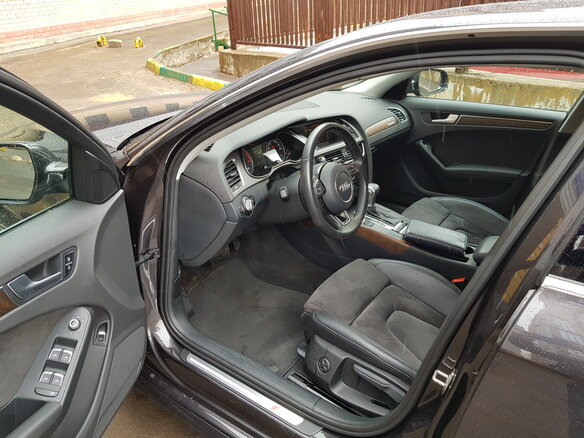 2014 Audi A4 IV (B8) Рестайлинг, серый - вид 4