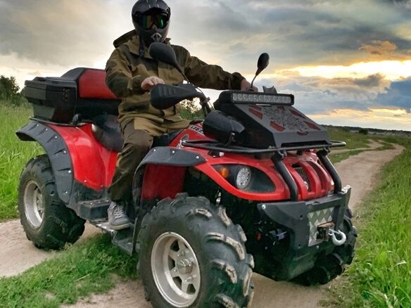 2014 Stels ATV-500, красный, 550000 рублей