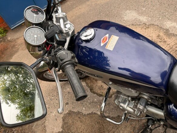 2004 Honda CB 400SS, синий, 325000 рублей - вид 6