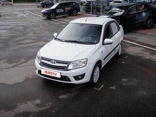 2015 Lada (ВАЗ) Granta I, белый, 480000 рублей, вид 3