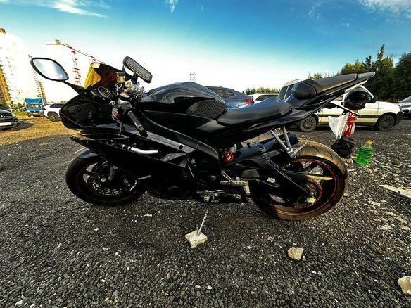2006 Yamaha YZF-R6, чёрный, 530000 рублей - вид 7