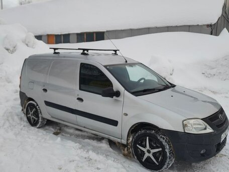 2013 LADA (ВАЗ) Largus, серебристый, 800000 рублей, вид 1