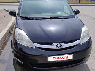 2008 Toyota Sienna II Рестайлинг, чёрный, 1400000 рублей, вид 2