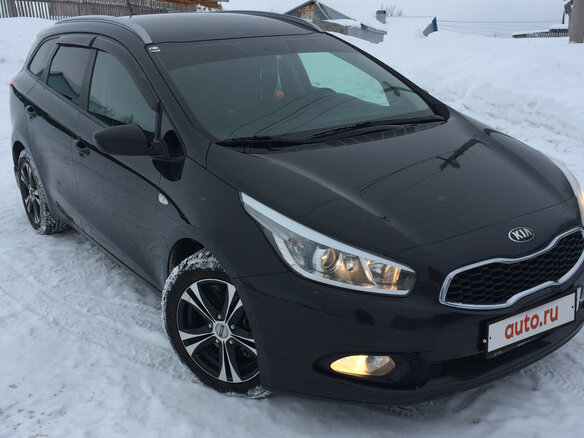 2012 Kia Ceed II, чёрный