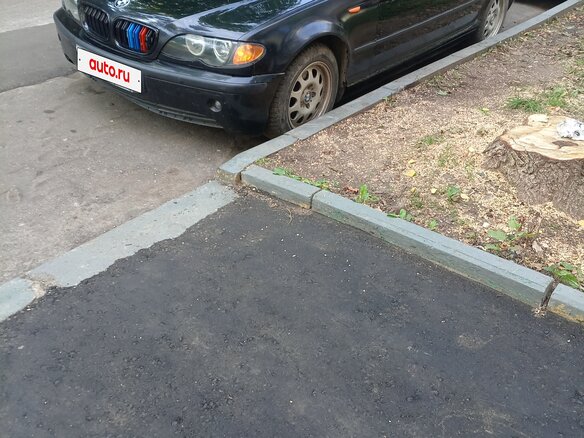 2002 BMW 3 серии 318i IV (E46) Рестайлинг, чёрный