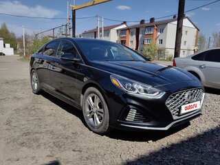2018 Hyundai Sonata VII (LF) Рестайлинг, чёрный, 1820000 рублей, вид 2