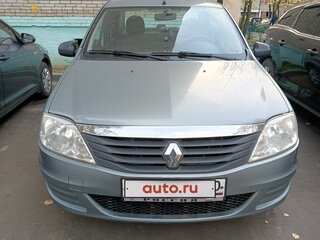 2012 Renault Logan I Рестайлинг, синий, 590000 рублей, вид 2