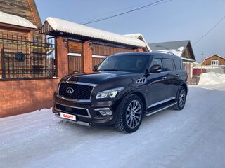 2015 Infiniti QX80 I Рестайлинг, красный, 3300000 рублей, вид 1