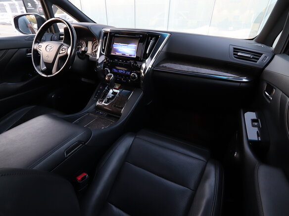 2019 Toyota Alphard III Рестайлинг, чёрный, 5400000 рублей - вид 8