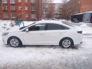 2017 Hyundai Sonata LPi VII (LF) Рестайлинг, белый, 1750000 рублей, вид 3
