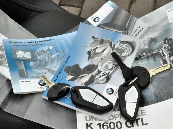 2012 BMW K 1600 GTL, синий - вид 5