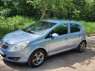 2008 Opel Corsa D, голубой, 630000 рублей, вид 3