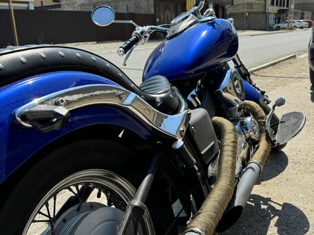 1998 Yamaha XVS400 Drag Star, синий, 285000 рублей, вид 3