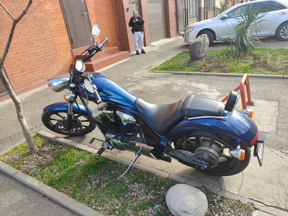 2020 Honda VT 1300CX Fury, синий, 850000 рублей - вид 3