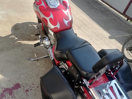 2002 Honda VTX 1800, красный, 660000 рублей, вид 5