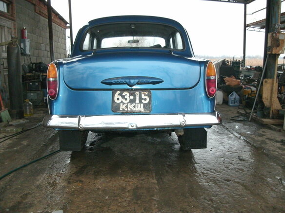 1963 Москвич 403, голубой - вид 5