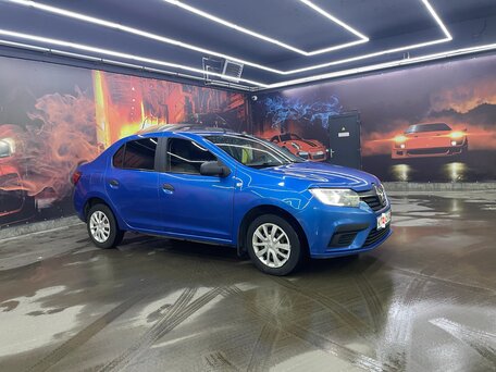 2018 Renault Logan II Рестайлинг, синий, 580000 рублей, вид 5