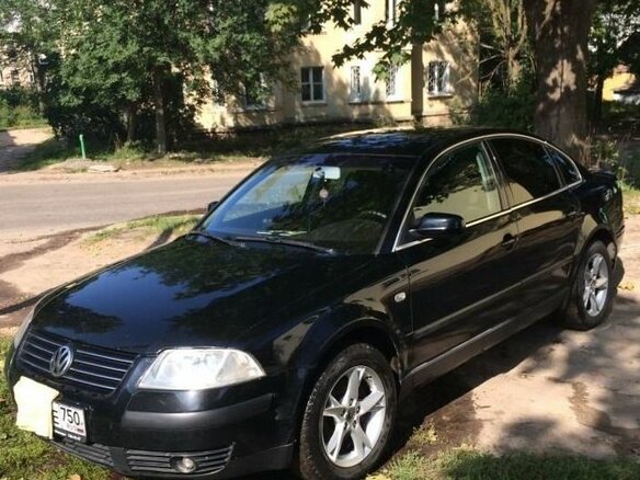 2002 Volkswagen Passat B5 Рестайлинг, чёрный