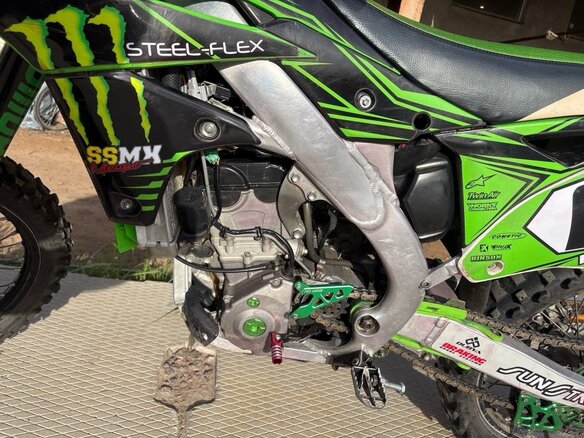 2016 Kawasaki KX 250, зелёный, 333000 рублей - вид 6