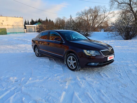 2014 Skoda Superb DSG II Рестайлинг, пурпурный, 1359000 рублей - вид 19