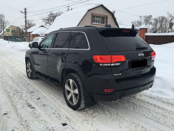 2013 Jeep Grand Cherokee IV (WK2) Рестайлинг, чёрный - вид 3