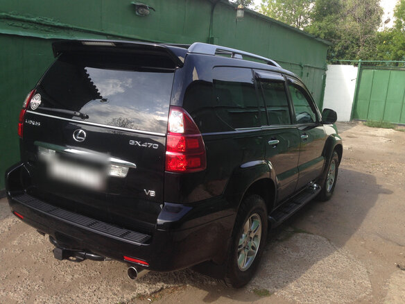 2008 Lexus GX 470 I, чёрный - вид 4