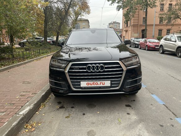 2016 Audi Q7 II (4M), чёрный, 5350000 рублей - вид 1