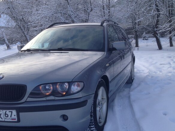 2004 BMW 3 серии 320d IV (E46) Рестайлинг, серый