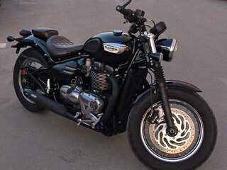 2018 Triumph Bonneville Speedmaster, чёрный, 1050000 рублей, вид 4