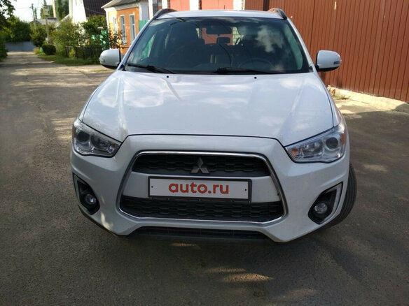 2014 Mitsubishi ASX I Рестайлинг, белый - вид 1