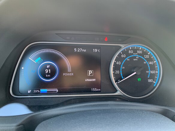 2019 Nissan Leaf II (ZE1), серый - вид 18