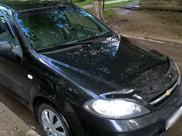 2008 Chevrolet Lacetti I, чёрный - вид 2