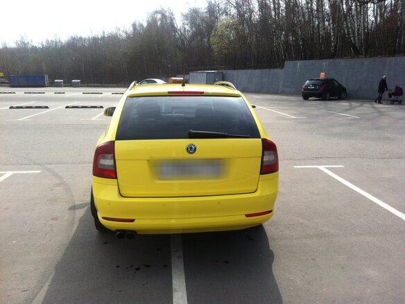 2011 Skoda Octavia II (A5) Рестайлинг, жёлтый - вид 7