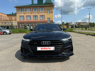 2018 Audi A7 55 TFSI II (4K), синий, 5500000 рублей, вид 2