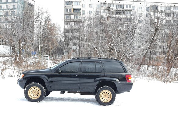 2000 Jeep Grand Cherokee II (WJ), чёрный - вид 1