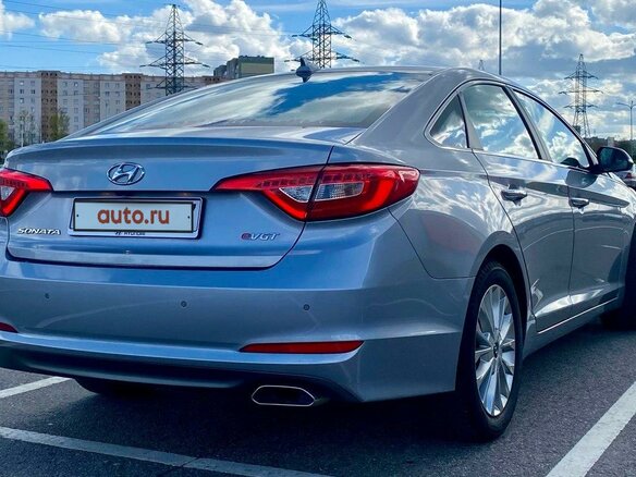 2015 Hyundai Sonata VII (LF), серый, 1350000 рублей - вид 3