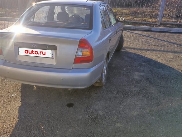 2005 Hyundai Accent ТагАЗ II, серый, 390000 рублей - вид 8