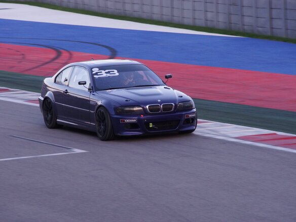 2001 BMW M3 III (E46), синий - вид 14