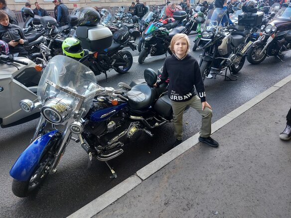 2008 Harley-Davidson Road King, синий, 809000 рублей - вид 17