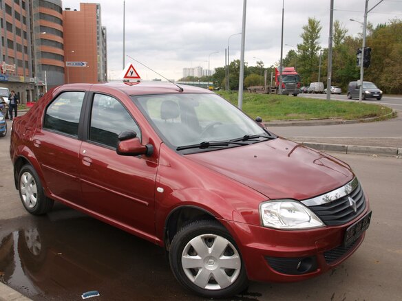 2012 Renault Logan I Рестайлинг, красный - вид 7